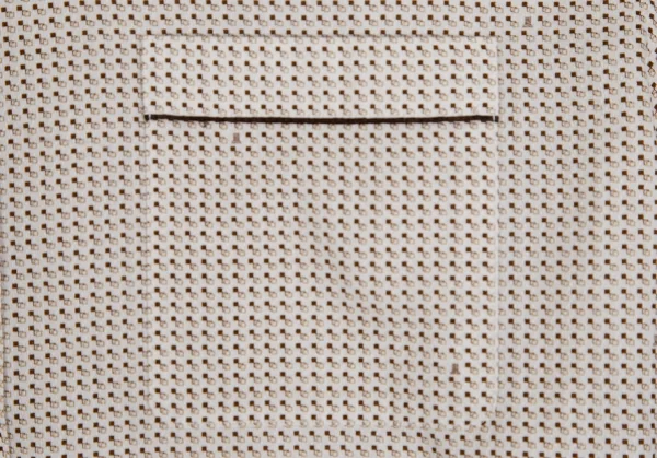 ランバンコレクションLANVIN collection コットン柄織りボタンダウン半袖シャツ ライトベージュ茶M K-109686_006