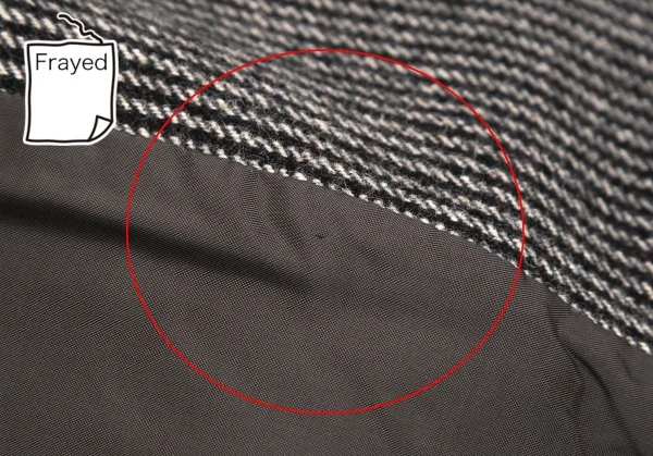 コムデギャルソン オムCOMME des GARCONS HOMME ウールストライプ織りダブルジャケット 黒茶他M K-109698_013