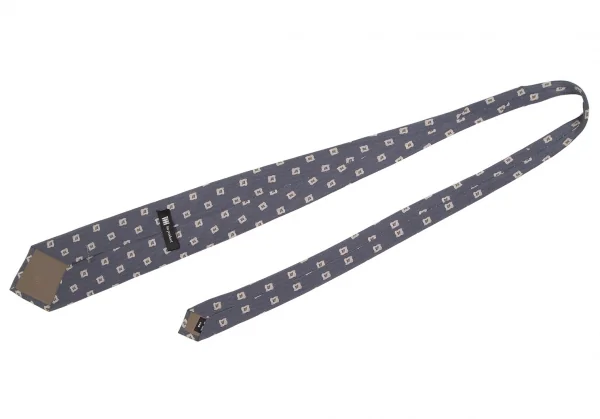 イッセイミヤケISSEY MIYAKEアイムプロダクト im product シルク総柄ネクタイ 青 K-109703_004
