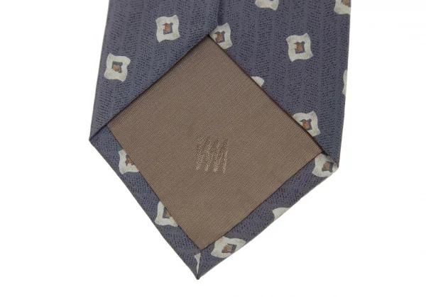 イッセイミヤケISSEY MIYAKEアイムプロダクト im product シルク総柄ネクタイ 青 K-109703_005