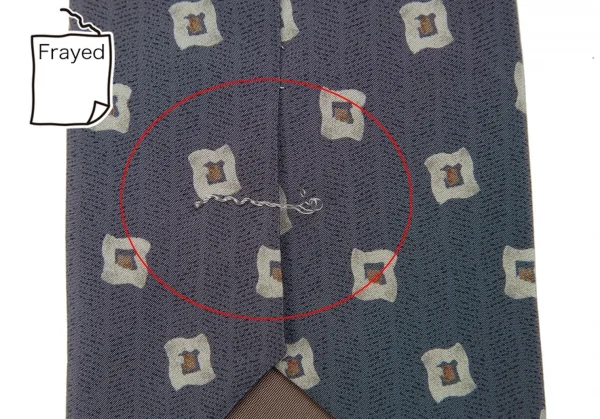 イッセイミヤケISSEY MIYAKEアイムプロダクト im product シルク総柄ネクタイ 青 K-109703_006