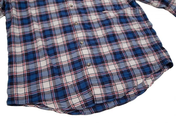 Papas Plaid Flannel Cotton Long Sleeve Shirt K-109713_013