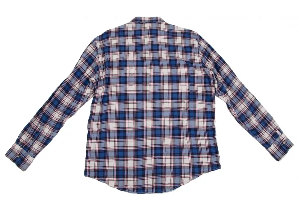 Papas Plaid Flannel Cotton Long Sleeve Shirt K-109713_015