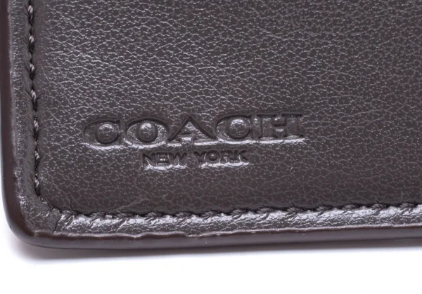 コーチCOACH ビジネスカードケース ゴールド K-109723_014
