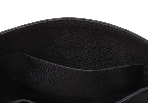 ジャンポールゴルチエJean Paul GAULTIER メタルプレートジャガードショルダーバッグ 黒茶 K-109741_018