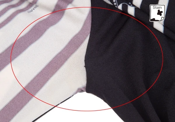 レオナールLEONARD プリントカシュクールトップス 黒紫オフ38 K-109751_004