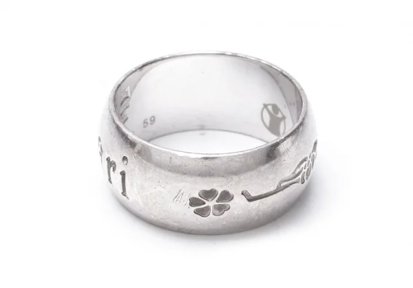 ブルガリBVLGARI セーブザチルドレンチャリティリング 59 シルバー19号 K-109766_003