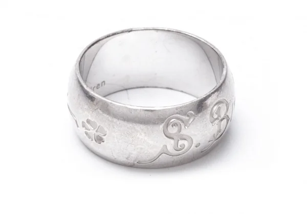 ブルガリBVLGARI セーブザチルドレンチャリティリング 59 シルバー19号 K-109766_005