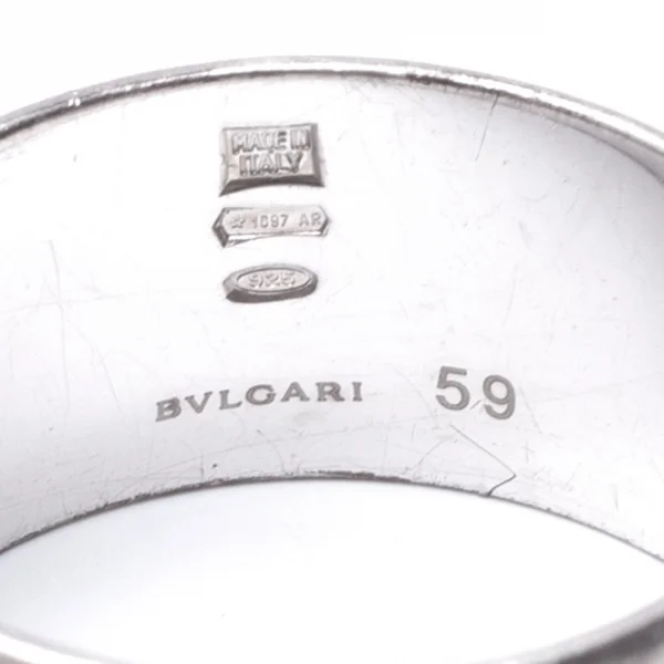 ブルガリBVLGARI セーブザチルドレンチャリティリング 59 シルバー19号 K-109766_008