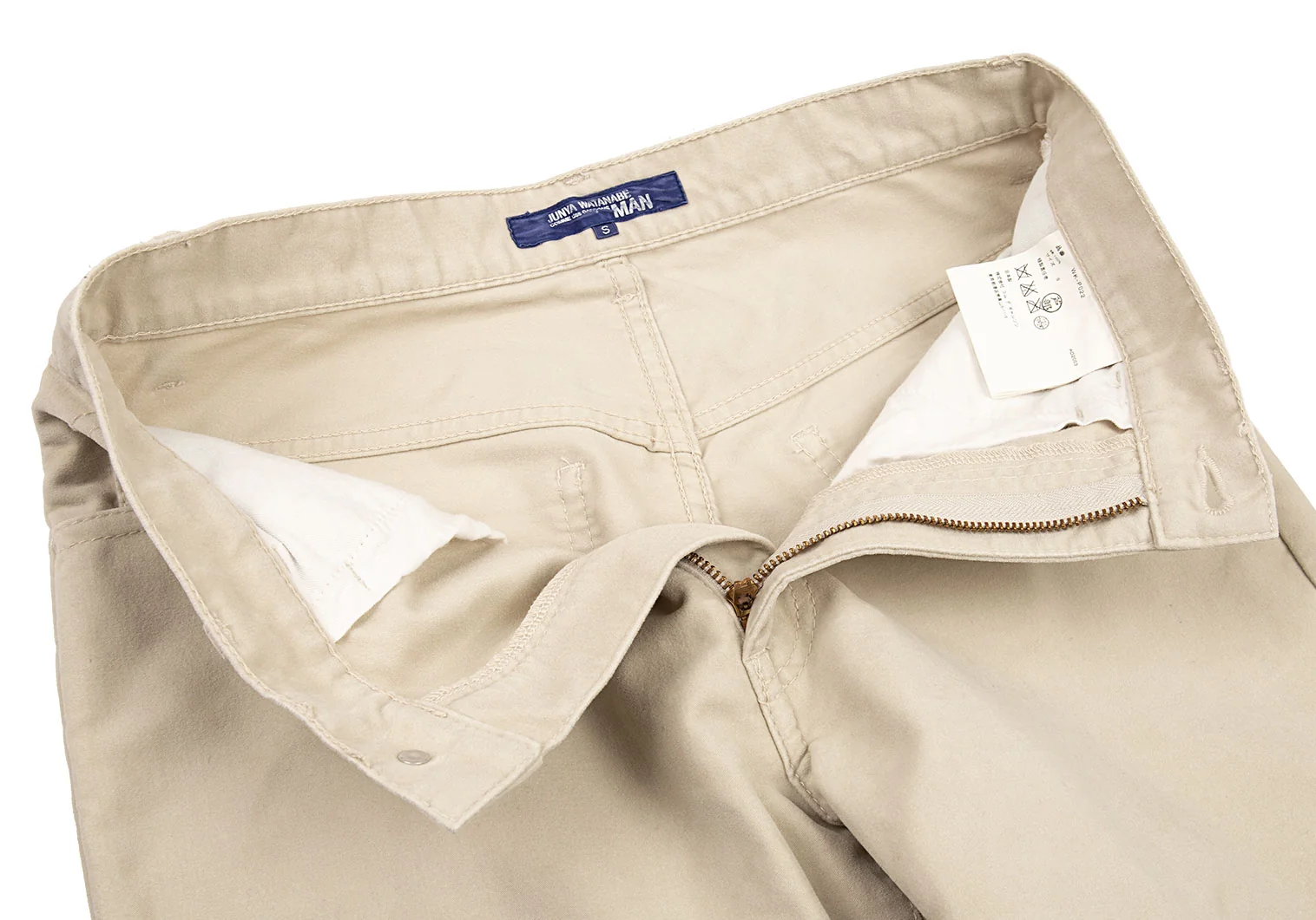 JUNYA WATANABE Sコム・デ・ギャルソンサイズ チノパン JUNYA WATANABE MAN COMME des GARCONS Cotton Pants Beige S