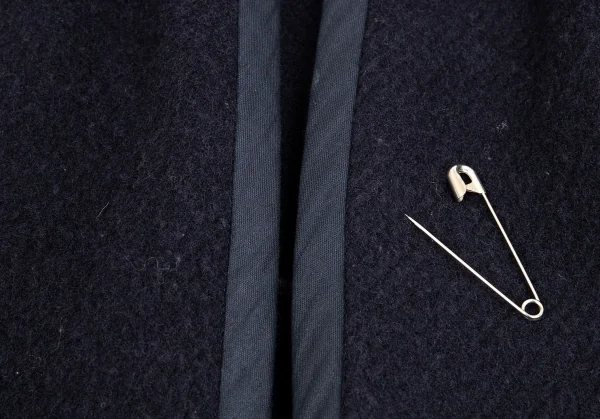 コムデギャルソンCOMME des GARCONS 切替デザインキモノコート 紺M位 K-109777_012