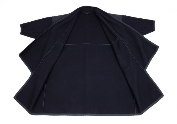 コムデギャルソンCOMME des GARCONS 切替デザインキモノコート 紺M位 K-109777_013