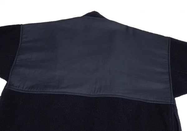 コムデギャルソンCOMME des GARCONS 切替デザインキモノコート 紺M位 K-109777_015