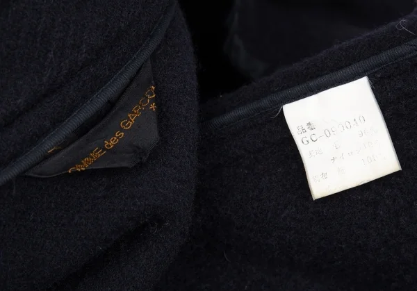 コムデギャルソンCOMME des GARCONS 切替デザインキモノコート 紺M位 K-109777_018