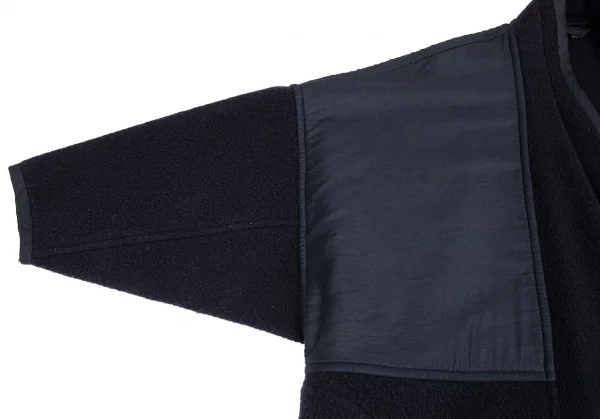 コムデギャルソンCOMME des GARCONS 切替デザインキモノコート 紺M位 K-109777_005