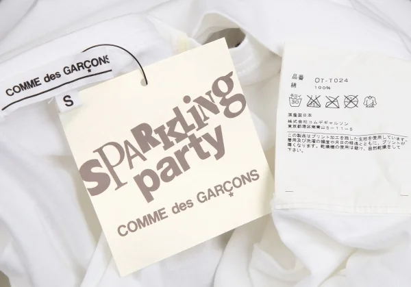 新品!コムデギャルソン×クロムハーツCOMME des GARCONS×CHROME HEARTS フォティマハリアプリントTシャツ 白S K-109782_012