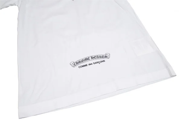新品!コムデギャルソン×クロムハーツCOMME des GARCONS×CHROME HEARTS フォティマハリアプリントTシャツ 白S K-109782_006