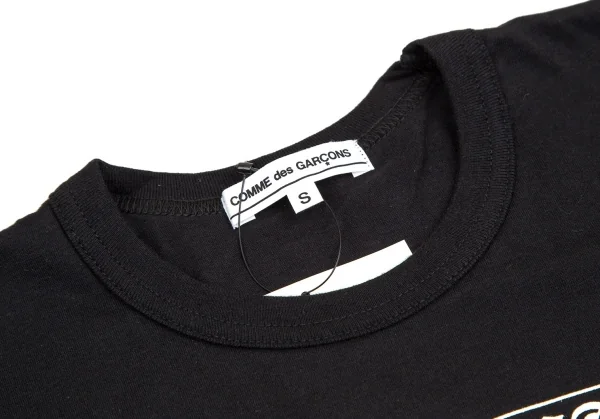 新品!コムデギャルソン×クロムハーツCOMME des GARCONS×CHROME HEARTS ロゴプリントTシャツ 黒S K-109784_003