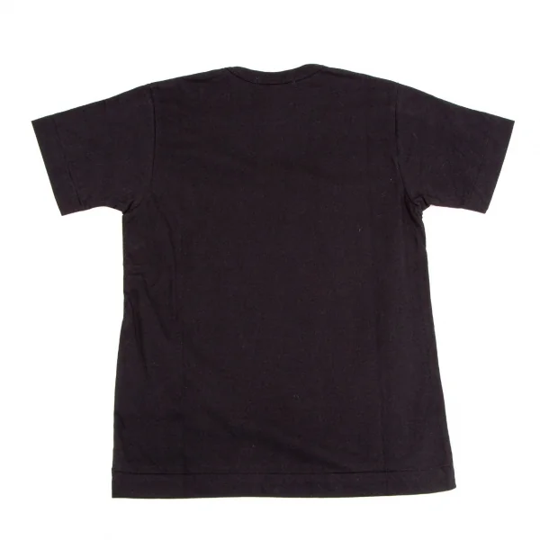 新品!コムデギャルソン×クロムハーツCOMME des GARCONS×CHROME HEARTS スクロールロゴプリントプリントTシャツ 黒S K-109785_008