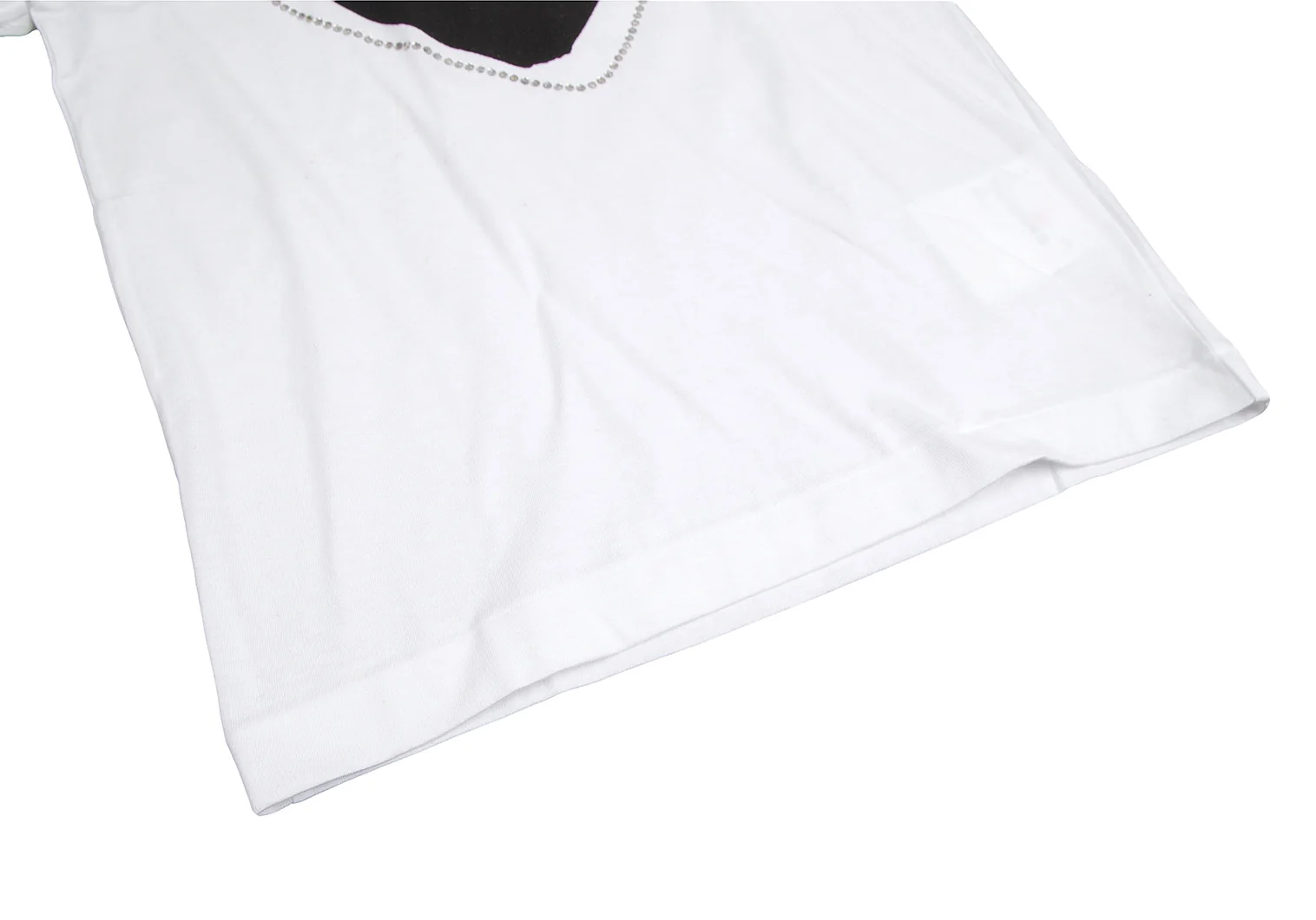 COMME des GARCONS★ストーン装飾＆ハートTシャツ 送関込 プレイ・コム デ ギャルソン“ハート”モチーフのTシャツ