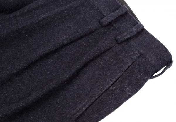 パパスPapas ウールカシミヤツータックパンツ 紺52LL K-109820_006