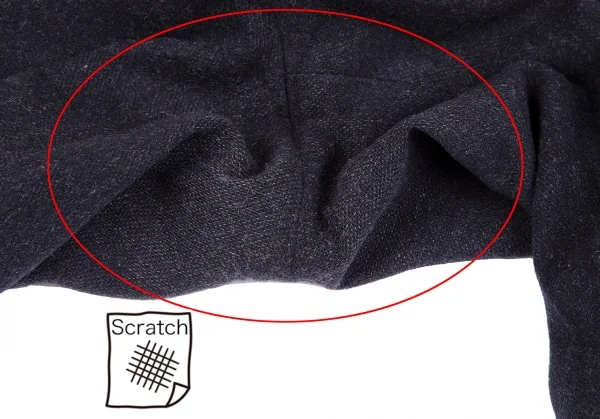 パパスPapas ウールカシミヤツータックパンツ 紺52LL K-109820_008