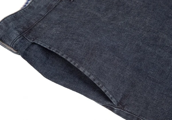 その他 papas パパスPapas コットンリネンストレッチパンツ インディゴ54XL (K-109822)