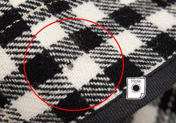 コムデギャルソンCOMME des GARCONSブロックチェックラップデザイントップス アイボリー黒M K-109829_016