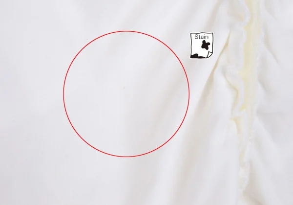 コムデギャルソンCOMME des GARCONS ギャザーフリル切替ストレッチスカート オフS K-109834_013