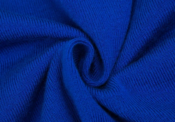 グッドデザインショップ コムデギャルソンGOOD DESIGN SHOP COMME des GARCONS アクリルゴロプリントラインニットカーディガン 青S K-109890_012