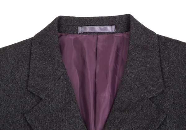 ポールスミス ロンドン Paul Smith LONDON ウールコットンボタンフライチェスターコート チャコールM K-109894_003