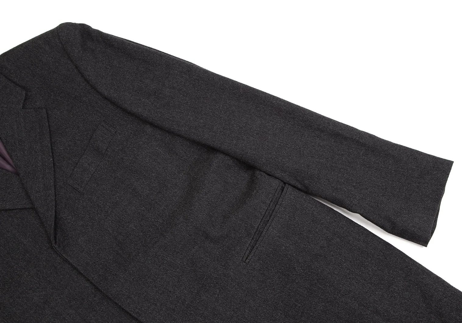 【美品】ポールスミスロンドン ウールコート くるみボタン　裏地千鳥　L ポールスミス ロンドン Paul Smith LONDON ウールコットンボタン