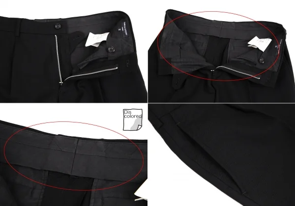 コムデギャルソン オムCOMME des GARCONS HOMME ウールサージセットアップスーツ 黒S K-109908_013