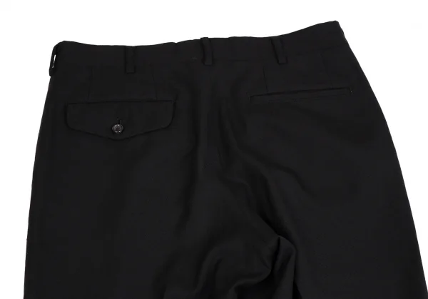 コムデギャルソン オムCOMME des GARCONS HOMME ウールサージセットアップスーツ 黒S K-109908_017