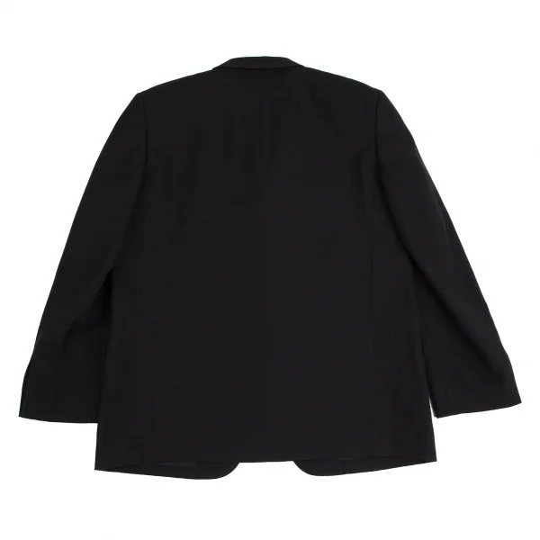 コムデギャルソン オムCOMME des GARCONS HOMME ウールサージセットアップスーツ 黒S K-109908_009