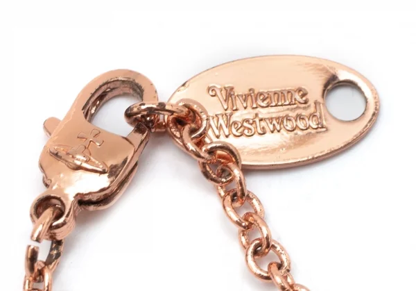 ヴィヴィアンウエストウッドVivienne Westwood ミニバスレリーフ オーブブレスレット ピンクゴールド K-109920_005