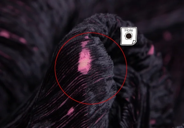 イッセイミヤケ フェットISSEY MIYAKE FETE ドットオパール加工ベロアセットアップスーツ 黒紫2 K-109931_018