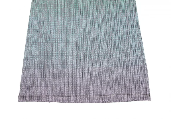 プリーツプリーズPLEATS PLEASE グラデーションロゴプリントスカート マルチ3 K-109939_006