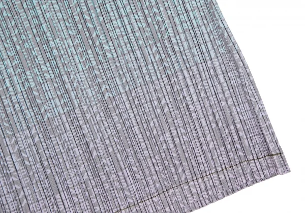 プリーツプリーズPLEATS PLEASE グラデーションロゴプリントスカート マルチ3 K-109939_007