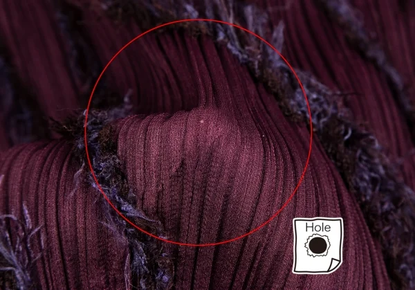 プリーツプリーズPLEATS PLEASE バイアスフリンジスキッパーカットソー 紫3 K-109941_008