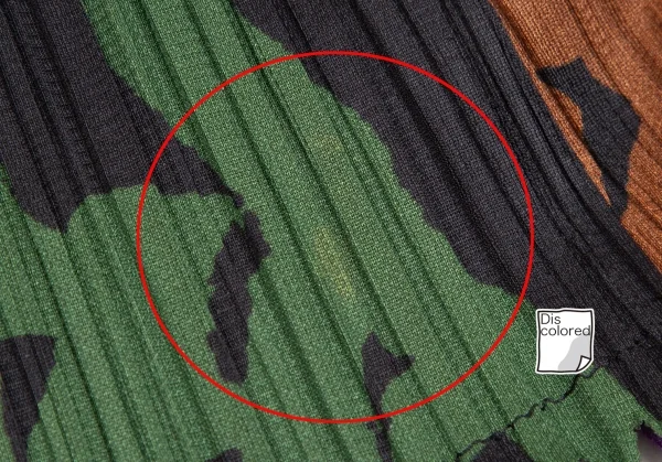 プリーツプリーズPLEATS PLEASE ボタンレスカラフルフリンジカットソー 黒マルチ3 K-109960_011