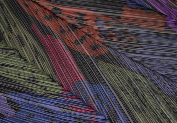 プリーツプリーズPLEATS PLEASE カラフルプリントシースルーストール 他 マルチ K-109975_003