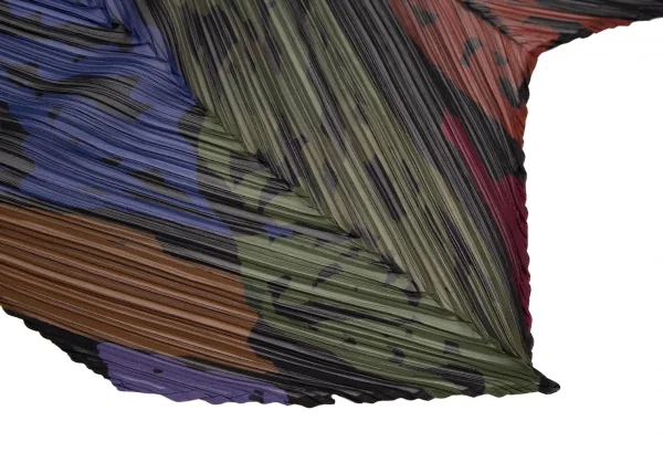 プリーツプリーズPLEATS PLEASE カラフルプリントシースルーストール 他 マルチ K-109975_004