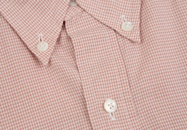 カールヘルムKarl Helmut ロゴパッチ貼り付けチェックボタンダウンシャツ ピンクL位 K-109981_005