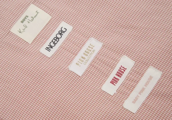 カールヘルムKarl Helmut ロゴパッチ貼り付けチェックボタンダウンシャツ ピンクL位 K-109981_009