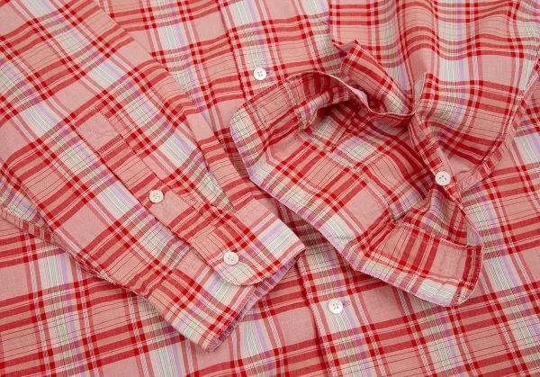 Papas Cotton Madras Check Long Sleeve Shirt K-109986_008
