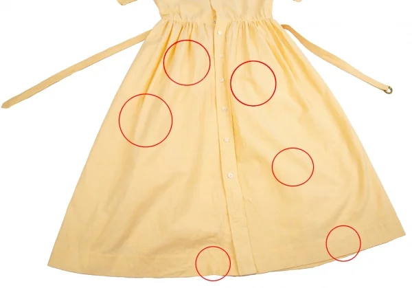 ラルフローレンRalph Lauren ポニーワンポイント刺繍オックスフォード半袖シャツワンピース オレンジ11 K-110001_011