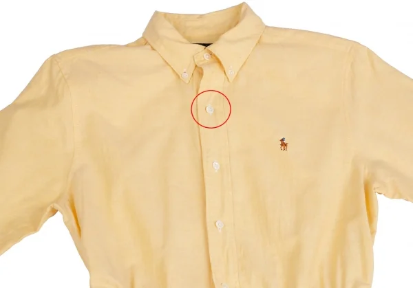 ラルフローレンRalph Lauren ポニーワンポイント刺繍オックスフォード半袖シャツワンピース オレンジ11 K-110001_003