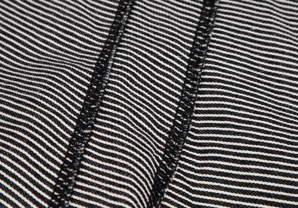 トリココムデギャルソンtricot COMME des GARCONSコットンボーダーインサイドアウトスカート 黒白M K-110021_013