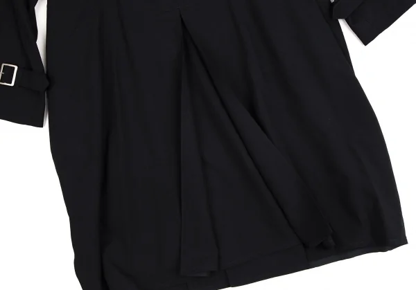 ジュンヤワタナベ コムデギャルソンJUNYA WATANABE COMME des GARCONS ウールギャバスクエアネックロングジャケット 紺S K-110034_016